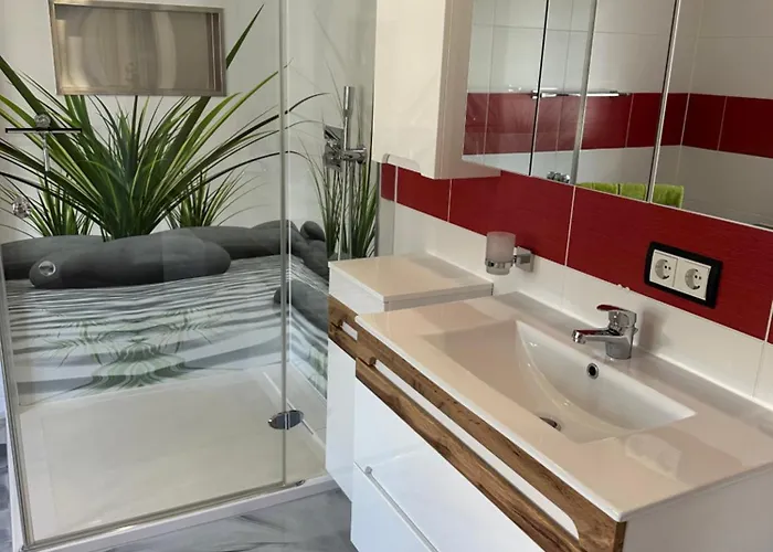 別荘 Luebke, Gartenblick