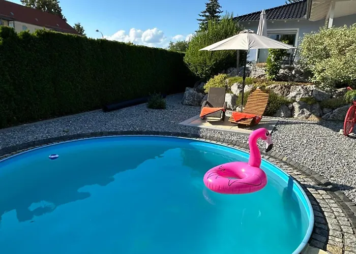 別荘 Luebke, Gartenblick *