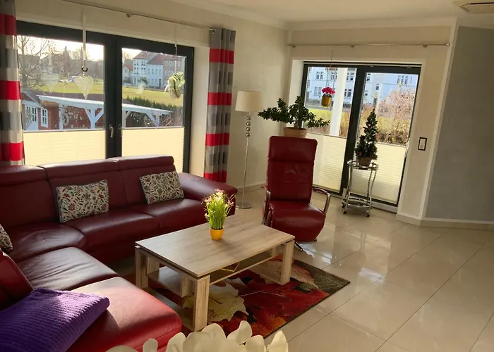 別荘 Luebke, Gartenblick