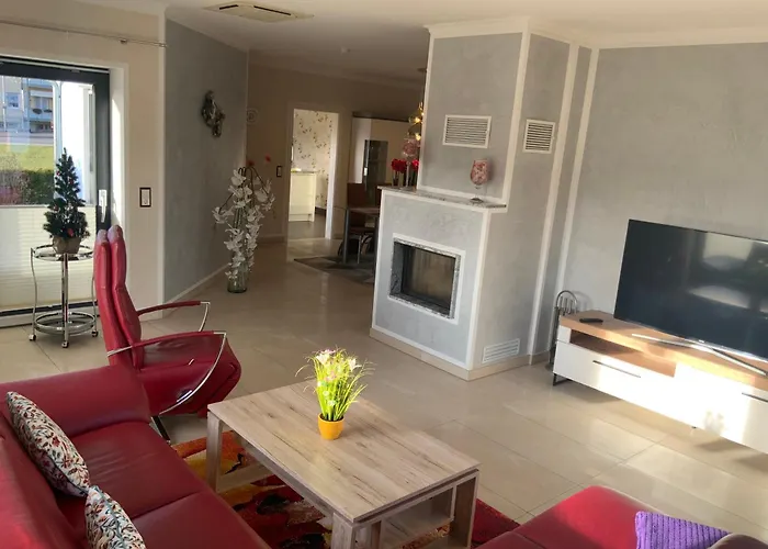 別荘 Luebke, Gartenblick *